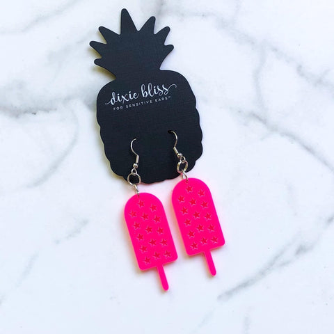 POPSICLE DIXIE BLISS DANGLES *Fuchsia