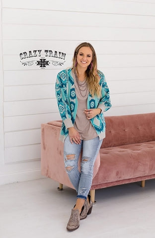 RIO RANCHO CRAZY TRAIN CARDIGAN