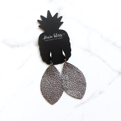 SYDNEY IN GUNMETAL DIXIE BLISS EARRINGS