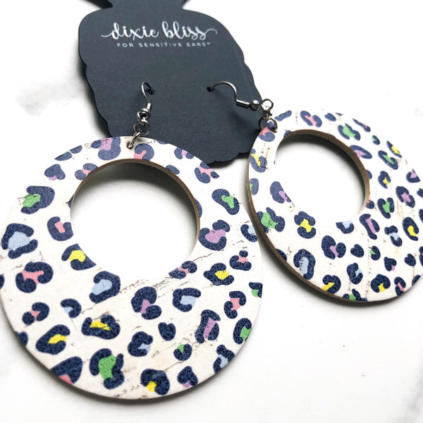 CATALINA IN FLIRTY LEOPARD DIXIE BLISS EARRINGS