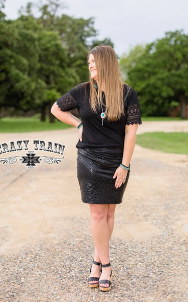 BOSS BABE CRAZY TRAIN SKIRT