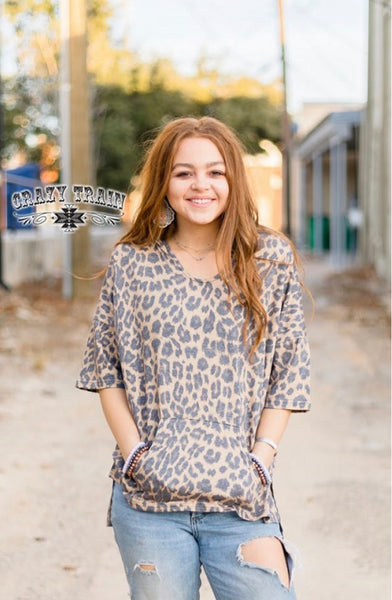The Houston leopard Hoodie Crazy Train