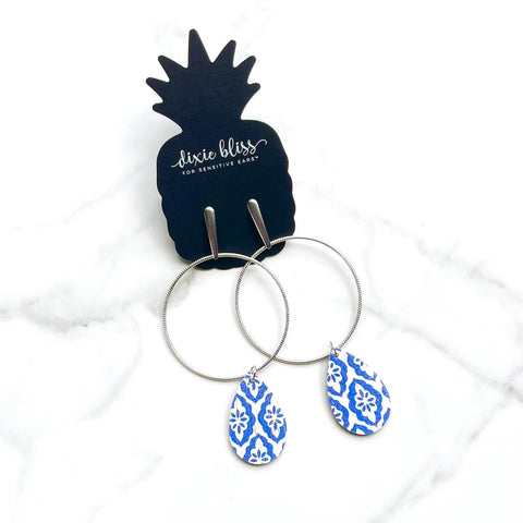 PARIS IN MOROCCAN TILE DIXIE BLISS EARRINGS