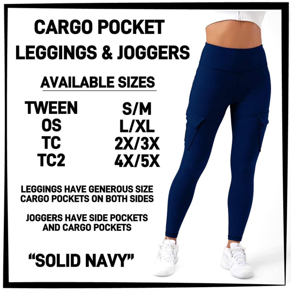 CARGO POCKET LEGGINGS / Designer DC. I’m stock ready to ship