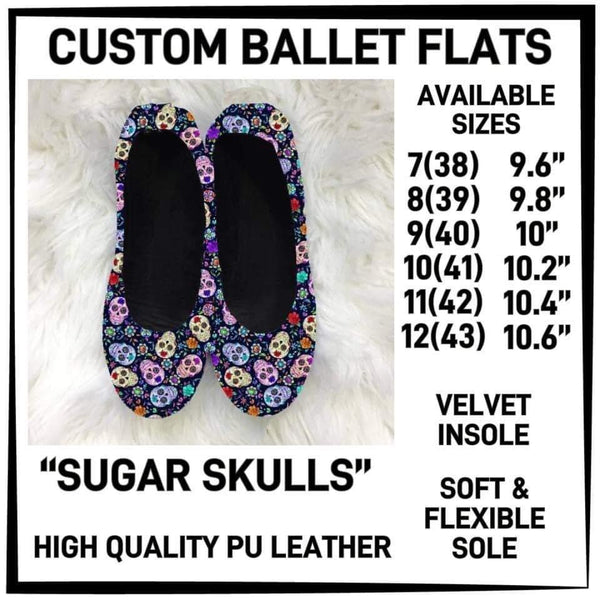 CUSTOM BALLET FLATS (In stock )