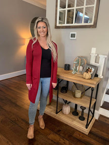 COZY RIBBED CARDIGAN