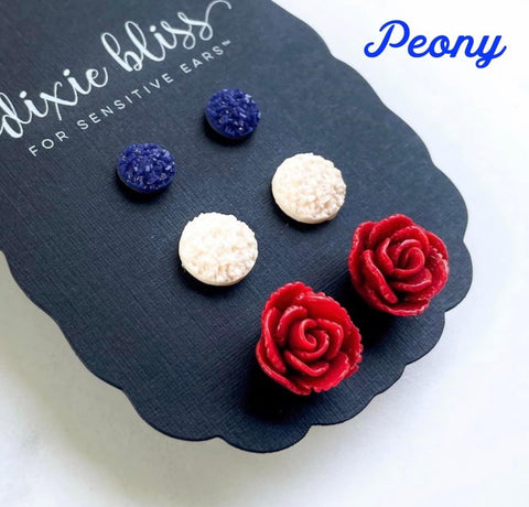 PEONY DIXIE BLISS EARRINGS