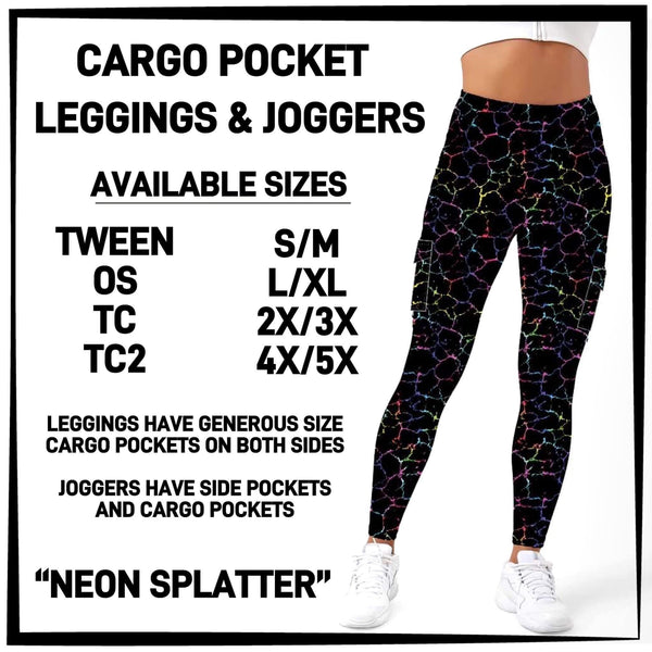 CARGO POCKET LEGGINGS / Designer DC. I’m stock ready to ship