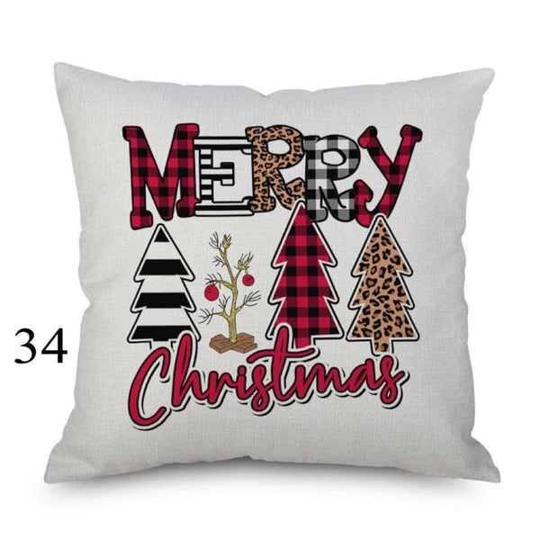 CHRISTMAS PILLOW COVERS (COVERS ONLY)