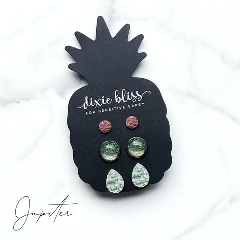 JUPITER TRIO SET DIXIE BLISS EARRINGS