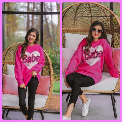 RETRO BABE SWEATSHIRT